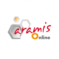 Aramis Online Logo Aramis Online sur rond blanc