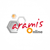 Logo Aramis Online sur rond blanc