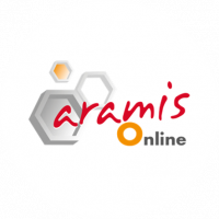 Aramis Online Logo Aramis Online sur rond blanc